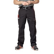 Pantalon de travail avec taille réglable et 8 poches Wikland noir