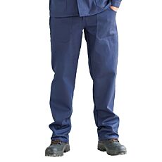 Arbeitshosen Baumwolle blau mit Doppelnähten marine
