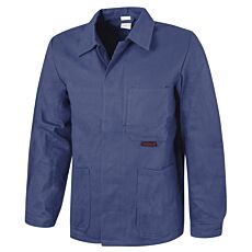 Arbeitsjacke blau mit Doppelnähten marine