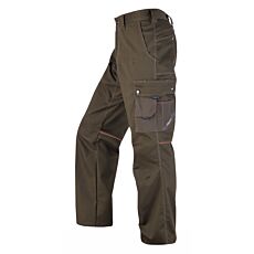 Pantalon de travail Wikland Experts avec poche cargo brun foncé