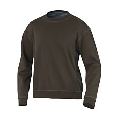Wikland Sweatshirt mit Wikland-Logo am Saum braun