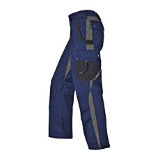 Pantalon de travail tricolore Wikland avec empiècements stretch marine