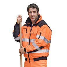 Sicherheitsjacke wasserabweisend