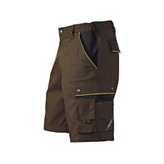 Short Wikland de polyester et coton brun