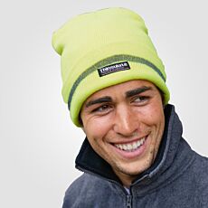 Bonnet fluo en tricot isolant grâce à la qualité Thinsulate