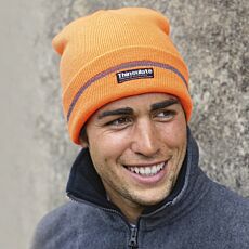 Bonnet fluo en tricot isolant grâce à la qualité Thinsulate