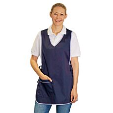 Chasuble à nouer sur les côtés avec une poche marine