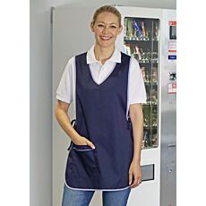 Chasuble à nouer sur les côtés avec une poche marine