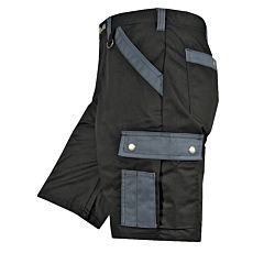 Orix Arbeits-Shorts mit verstellbarem Bund schwarz