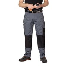 Orix pantalon de travail avec taille ajustable gris