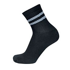 Chaussettes de tennis en coton et polyester par lot de 5 noir