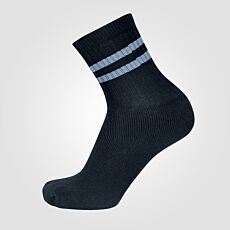 Tennissocken aus Baumwolle und Polyester 5er-Pack schwarz