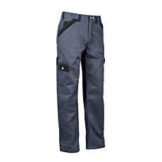 Pantalon de travail Orix top mode avec 2 poches latérales gris