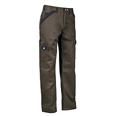 Pantalon de travail classique Orix avec 2 poches latérales – brun