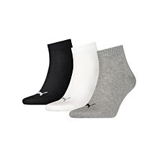Socquettes Quarter PUMA unisexe, lot de 3