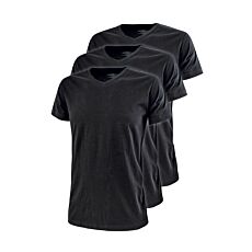 Lot de 3 maillots à encolure en V de 100% coton