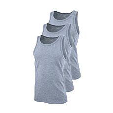 Lot de 3 maillots pour hommes, en 100% coton