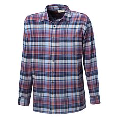Chemise à carreaux en flanelle de coton rouge