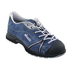 Chaussure de sécurité en cuir Stuco Hiking low bleu
