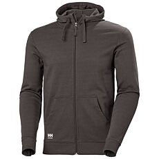 Helly Hansen Hoodie mit Reissverschluss anthrazit