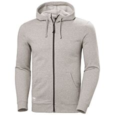 Helly Hansen Hoodie mit Reissverschluss grau meliert