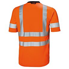 T-shirt de sécurité 100% polyester Helly Hansen Addvis orange