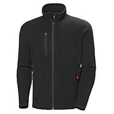 Veste en polaire avec protection menton Helly Hansen Oxford noir