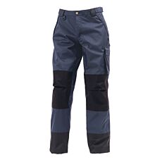 Elka Working Xtreme Regenhose mit verstellbarem Bund dunkelblau-schwarz