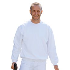 Sweatshirt avec encolure ronde et ourlets à couture double