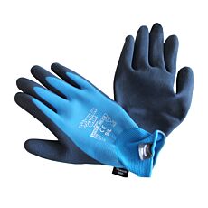 Gants Wondergrip imperméables en mousse de latex, bleu