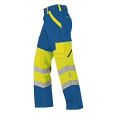 Pantalon de sécurité avec poche à monnaie Wikland jaune-bleu
