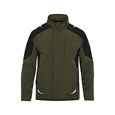 Veste de travail softshell Engel avec dos coupé plus long vert sapin