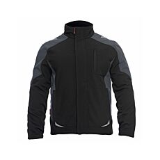 Veste de travail softshell Engel avec dos coupé plus long noir