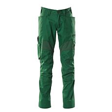 Pantalon de travail Mascot Stretch Zones Cordura Accelerate vert