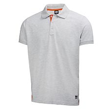 Polo Helly Hansen Oxford 100% coton gris chiné