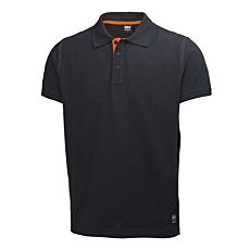 Helly Hansen Polo Shirt Oxford 100% Baumwolle schwarz