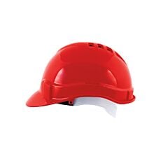 Casque de chantier PAE Hugo léger rouge