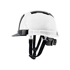 Bauhelm ABS Deluxe mit transparentem Sonnendach weiss