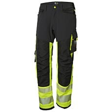 Helly Hansen ICU Sicherheits-Stretch-Hose mit Metertasche gelb-anthrazit