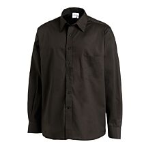 Chemise à poche de poitrine, résistant au chlore noir