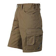 Wikland Arbeits Shorts mit abgerundeter Fronttasche braun
