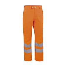 Pantalon de travail d'été de sécurité avec poches orange