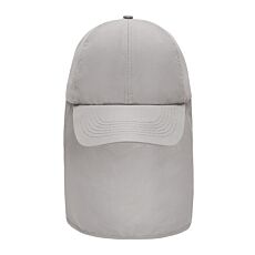 Cap mit Nackenschutz und UV-Schutz grau