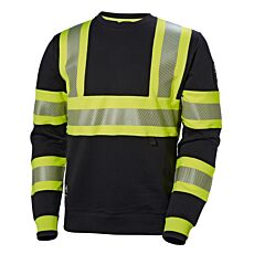 Helly Hansen ICU Sicherheits-Pullover aus Baumwolle und Polyester gelb-anthrazit