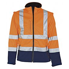 Veste softshell hydrofuge Elka Visible Xtreme orange