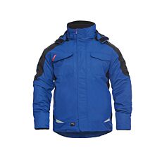 Engel Winterjacke abnehmbarer Kapuze blau