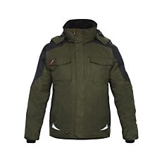 Veste d'hiver Engel capuchon amovible vert sapin