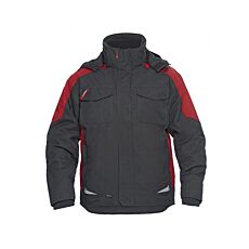 Engel Winterjacke abnehmbarer Kapuze anthrazit