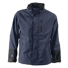Elka Regenjacke mit Kapuze dunkelblau-schwarz
