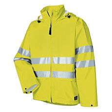 Helly Hansen Sicherheits-Regenjacke mit Kapuze gelb
